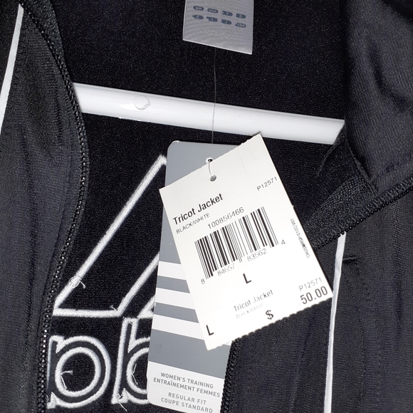 ADIDAS Tricot black jacket - Picture 3 of 3